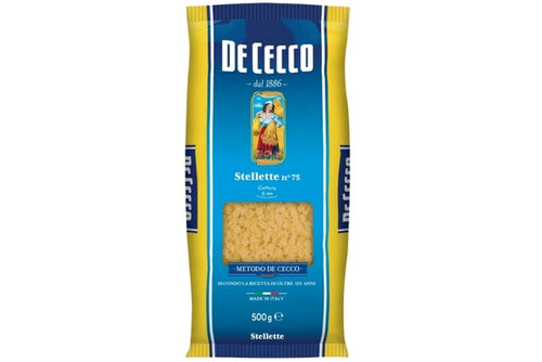 De Cecco Stellette No.75 500g - Out of Date